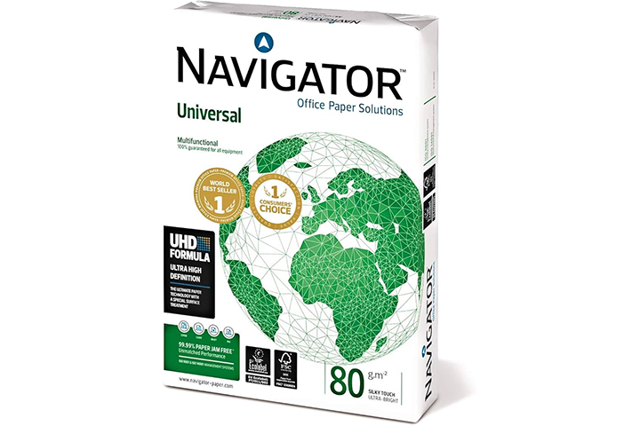 נייר צילום NAVIGAITOR - עובי 80 גרם גודל A4 מחיר לחב` בקניית קרטון