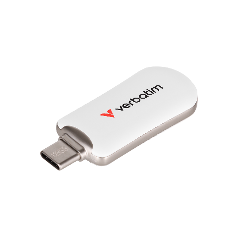 דיסק און קיי Verbatim Plectra USB-C 512GB - צבע לבן