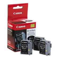 ראש מילוי מקורי שחור CANON BCI10BK - מארז 3 ראשים