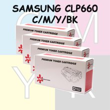 סט 4 טונרים תואמים SAMSUNG CLP660 C/M/Y/BK 