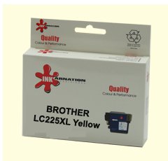 ראש דיו תואם צהוב BROTHER LC225XLY