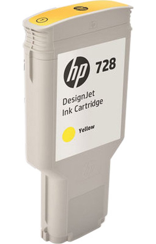 דיו למדפסת (HP 728 300-ml Yellow DesignJet (F9K15A