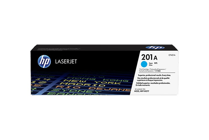 טונר מקורי ציאן HP 201A ‏(CF401A)  לכ-1400 דף