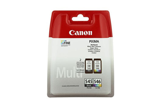 זוג ראשי דיו מקורי קנון  CANON PG-545+CL-546