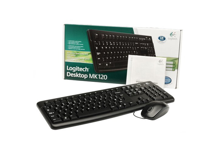 סט חוטי Logitech Desktop MK120