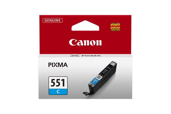 ראש דיו מקורי קנון ציאן CANON CLI-551C