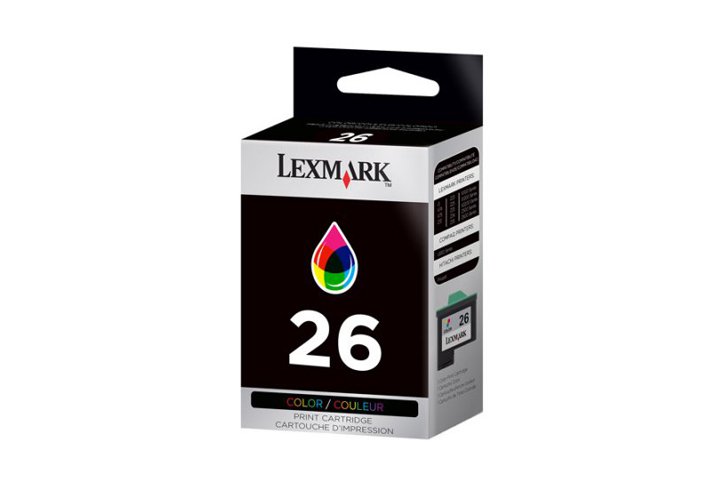 ראש דיו צבעוני מקורי (26) Lexmark 10N0026