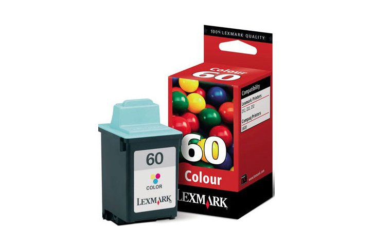 ראש דיו צבעוני מקורי (60) Lexmark 17G0060