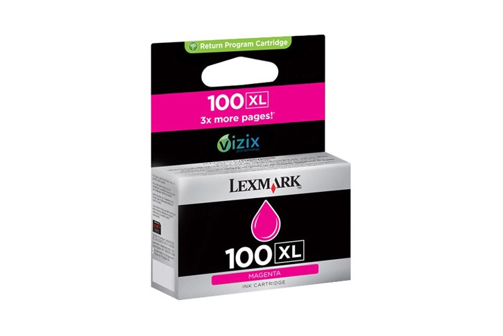 ראש דיו מגנטה XL מקורי (100) Lexmark 14N1070E