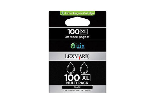 אריזה זוגית מקורי 100XL Lexmark 14N10683