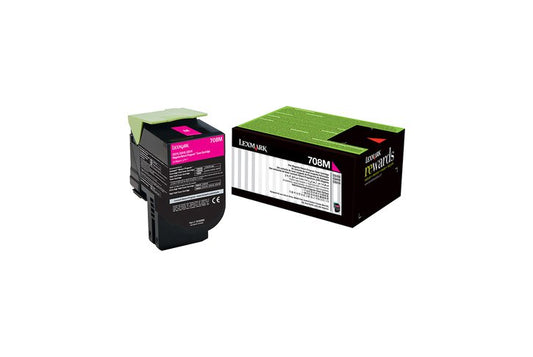 טונר לקסמרק מקורי מגנטה  Lexmark 70C80M0