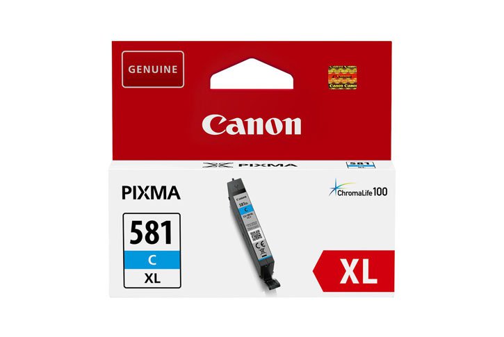 ראש דיו גדול מקורי קנון ציאן CANON CLI581C XL