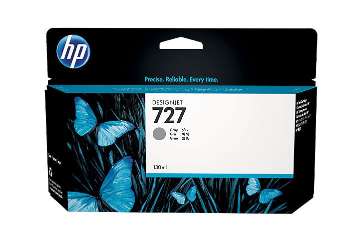 דיו למדפסת (HP 727 130-ml Gray DesignJet Ink (B3P24A