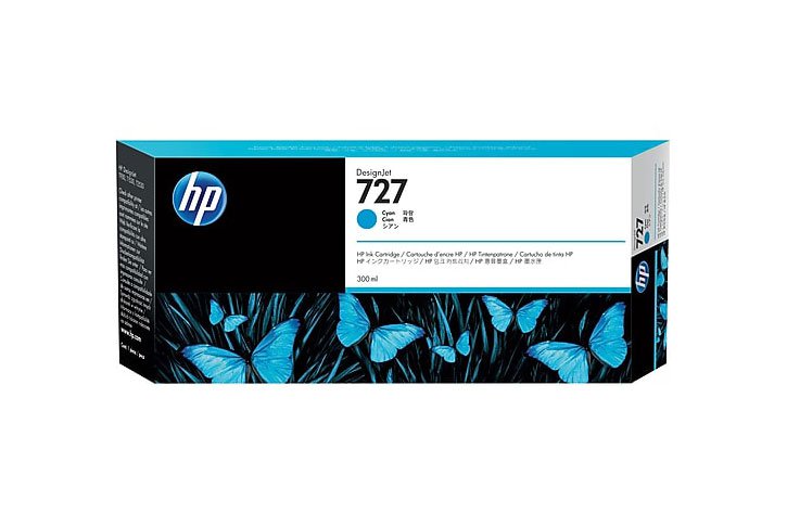 ‏ראש דיו ציאן HP 727 F9J76A