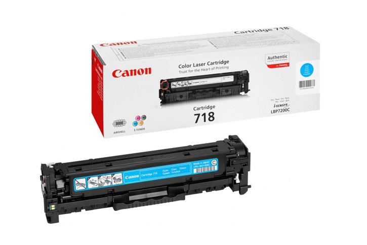 טונר ציאן מקורי Canon CRG718C