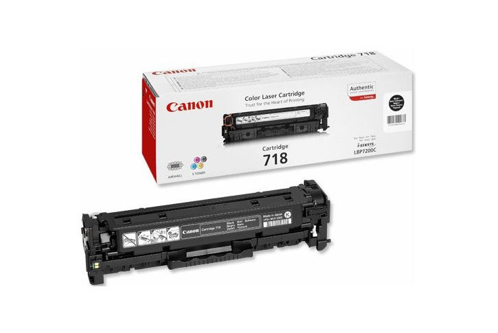 טונר שחור מקורי Canon CRG718BK