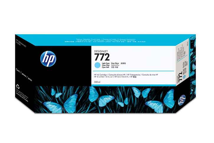 מילוי דיו מקורי HP 772 Light Cyan CN632A