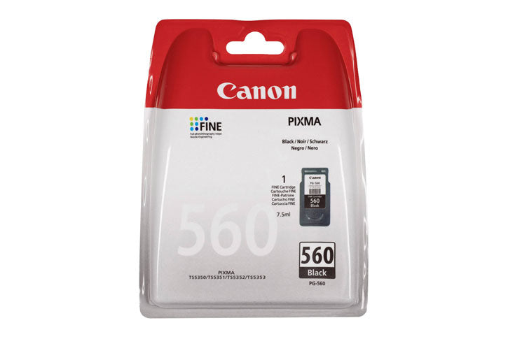 ראש דיו שחור מקורי קנון CANON PG-560