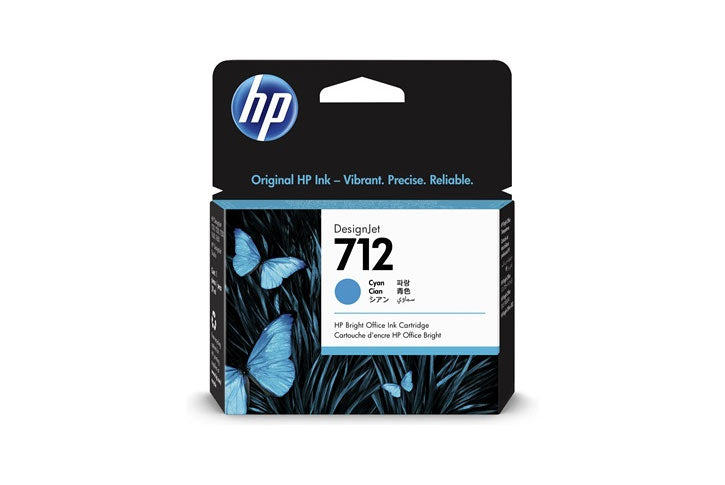 ראש דיו מילוי ציאן מקורי  HP 712 29ml 3ED67A