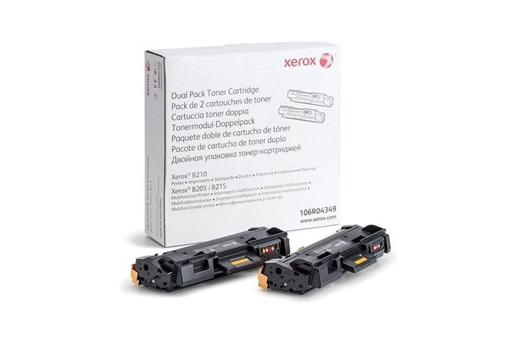 זוג טונרים שחור מקורי XEROX 106R04349